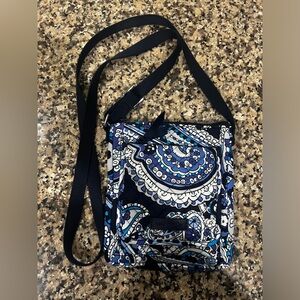 Blue and Purple Vera Bradley Crossbody bag. Never Worn. Excellent condition.